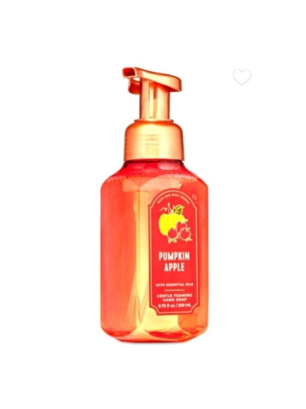 BATH & BODY WORKS PUMPKIN APPLE FOAMING HAND SOAP